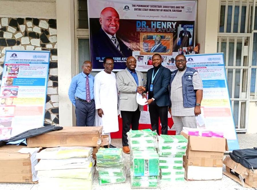 WhatsApp Image 2023-11-19 at 7.21.54 PM Cross River gets laboratory commodities, data & surveillance materials from WHO