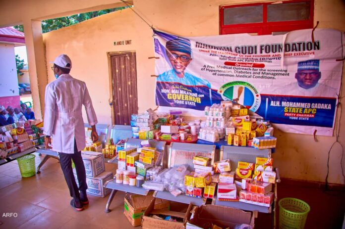 In continuance of its state-wide free medical outreach, the medical team of the