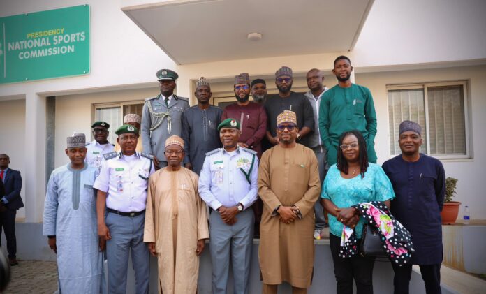 NCS collaborates with National Sports Commission to enhance sports in Nigeria (Pictures)
