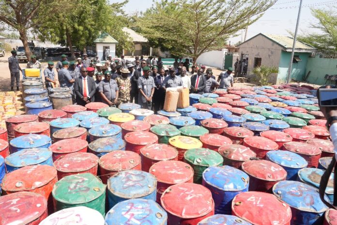 NCS hits economic saboteurs, seizes 199,495 litres of smuggled fuel (Pictures)
