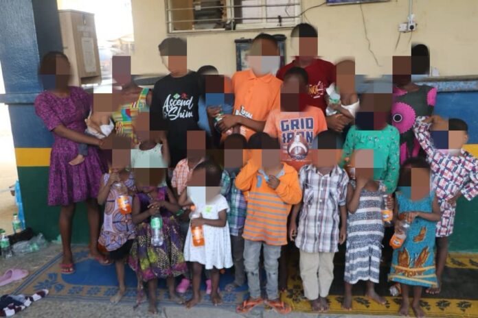 Police rescue 23 children from trafficking syndicate, arrest suspects
