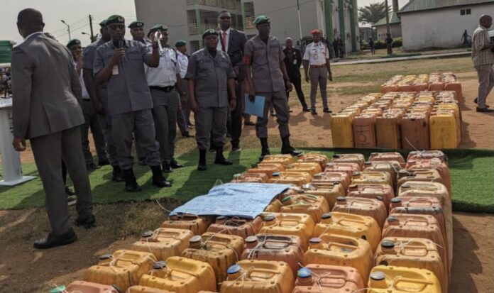Customs confiscates 245,370 litres of PMS worth ₦238.1m in 3 months