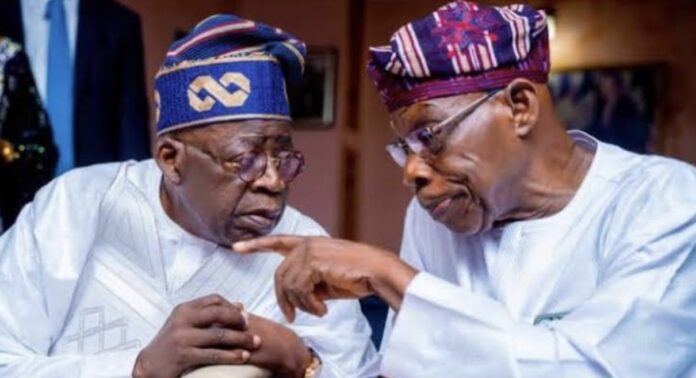 Tinubu showers encomium on Obasanjo at 88th birthday