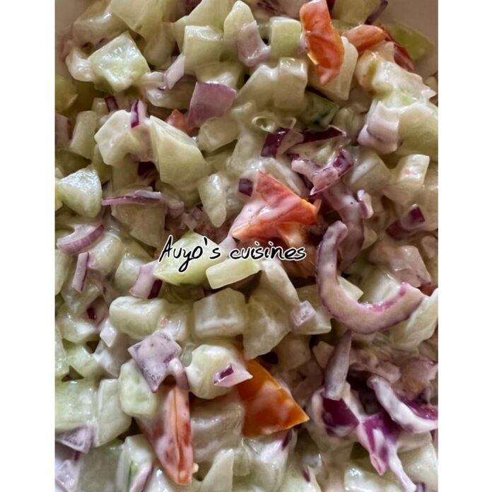 Cucumber Salad Recipe by Auyo's Cuisines