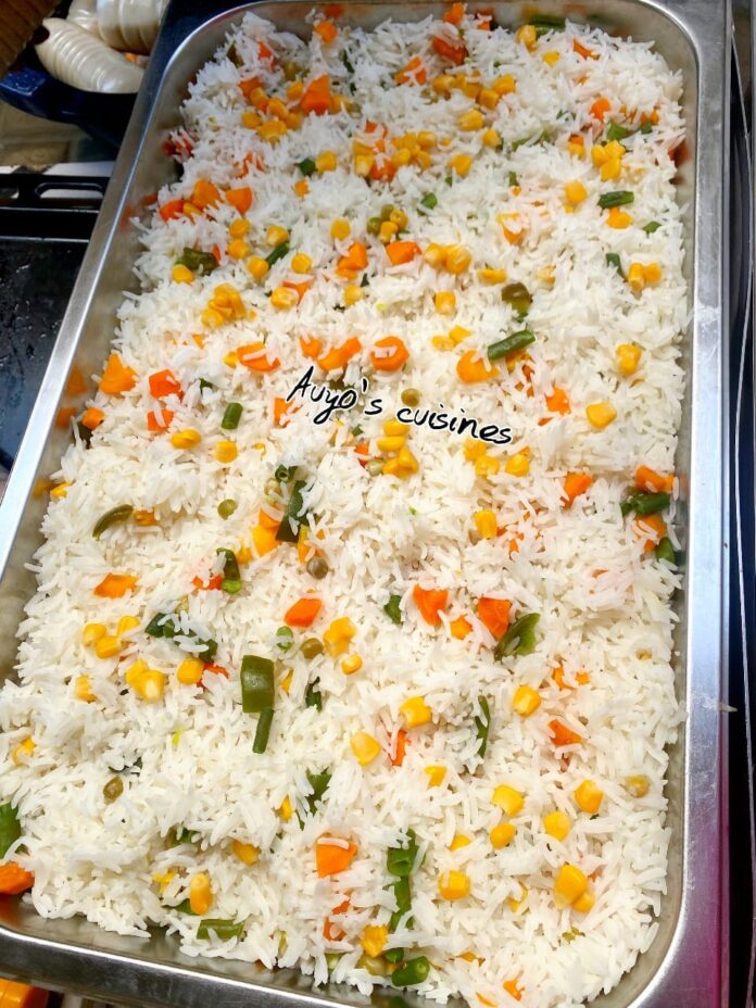 Vegetable White Rice by Auyo’s Cuisines  