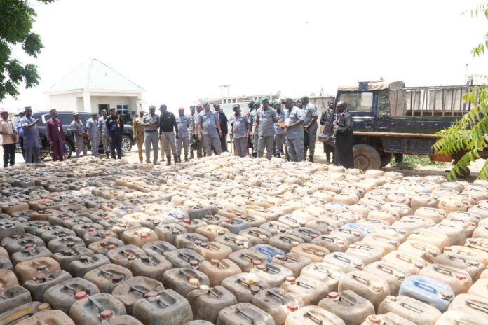 How Customs dismantled smuggling network, seizes 34,470 litres of PMS (Pictures)