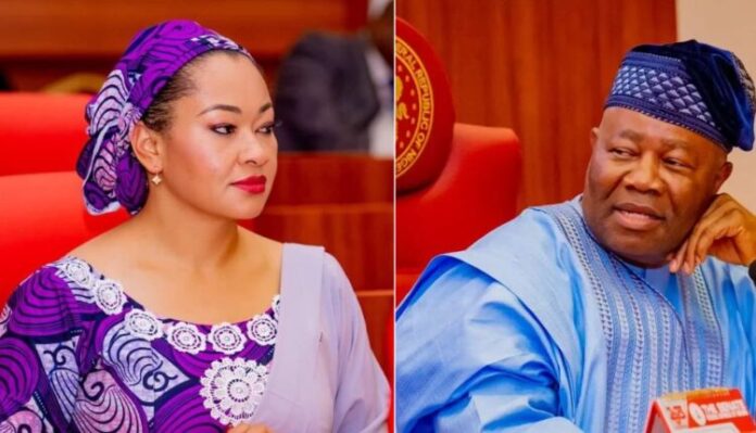 ‘I had spoken to Akpabio to stop harassing my wife’ - Natasha’s husband