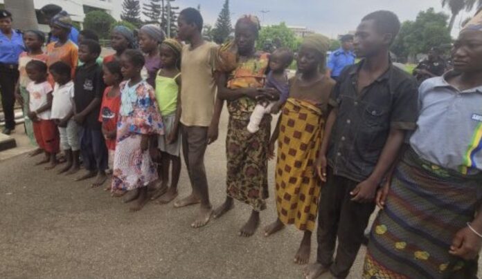 Police rescue kidnapped toddlers, farmers, recover weapons