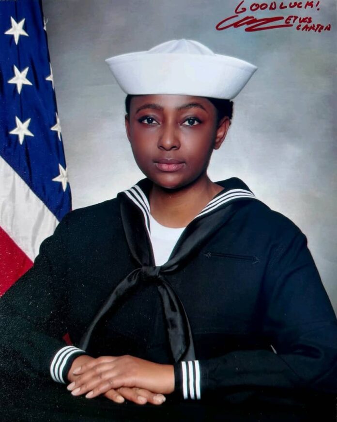 Nigerian actress joins U.S Navy, becomes American citizen