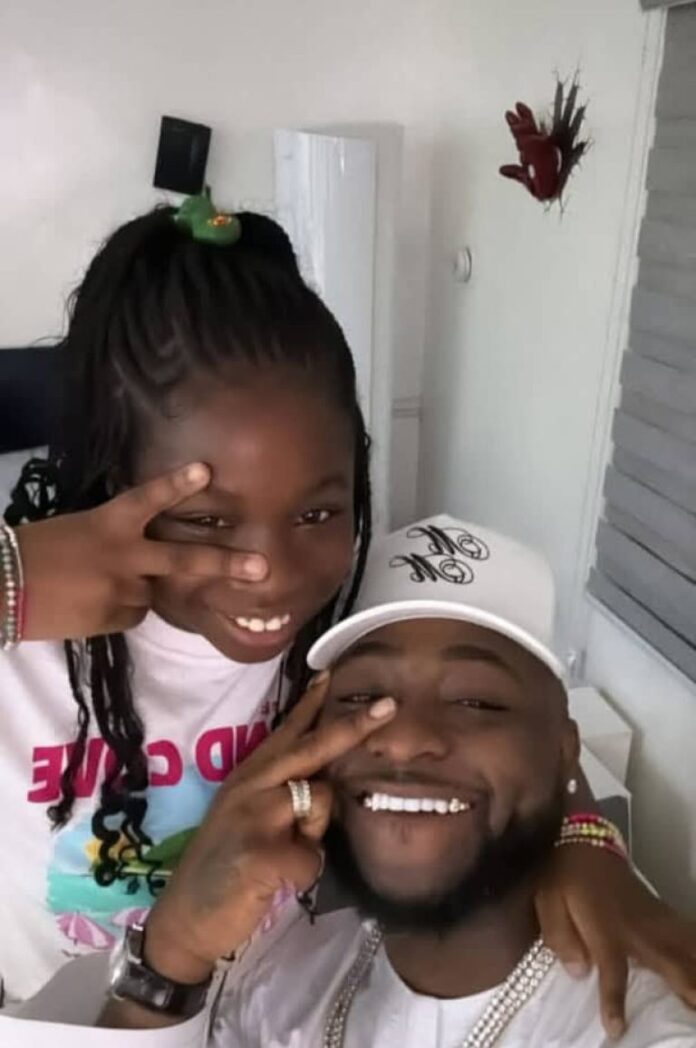 Davido reunites with daughter after custody battle