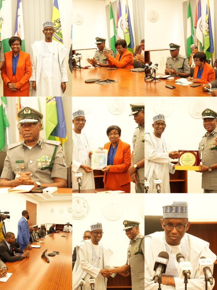 NSA recognises Customs, NAFDAC, NDLEA for united efforts against illicit drugs