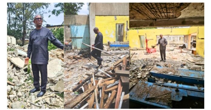 My brother’s property was demolished without court order – Peter Obi