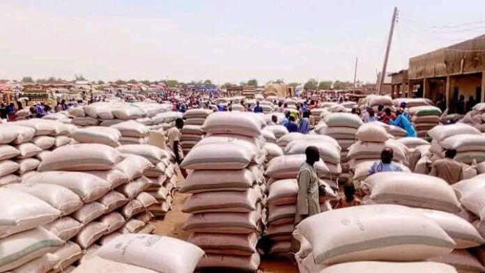 Grain prices drop in Ngelzarma market, Yobe state ‎