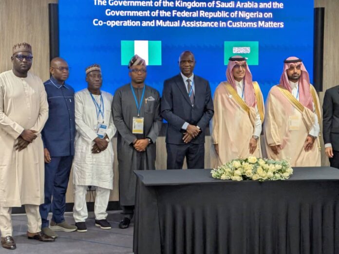 Nigeria, Saudi Arabia customs sign historic cooperation agreement at WCO council session in Brussels (Pictures)