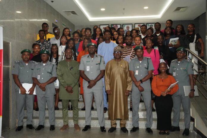 Bridging Theory with Practice: Customs hosts students of communication from Bingham university (Pictures)