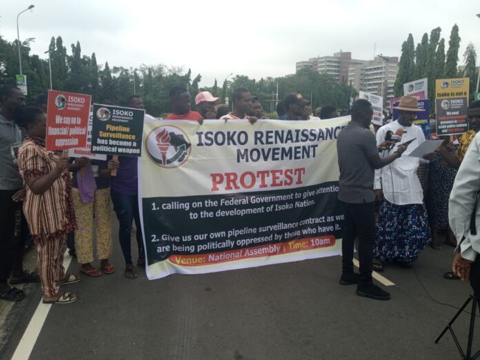 Isoko Movement protests pipeline surveillance contract, demands review, inclusion