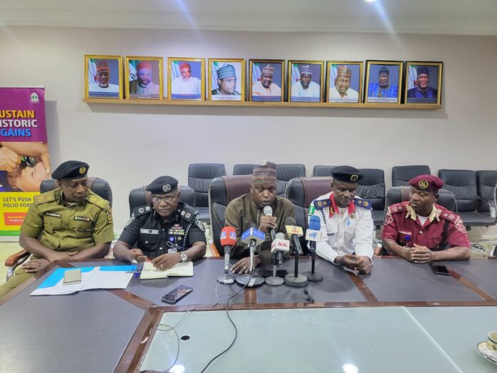 Gov. Buni presides over state security meeting, vows to tackle crime, restore peace