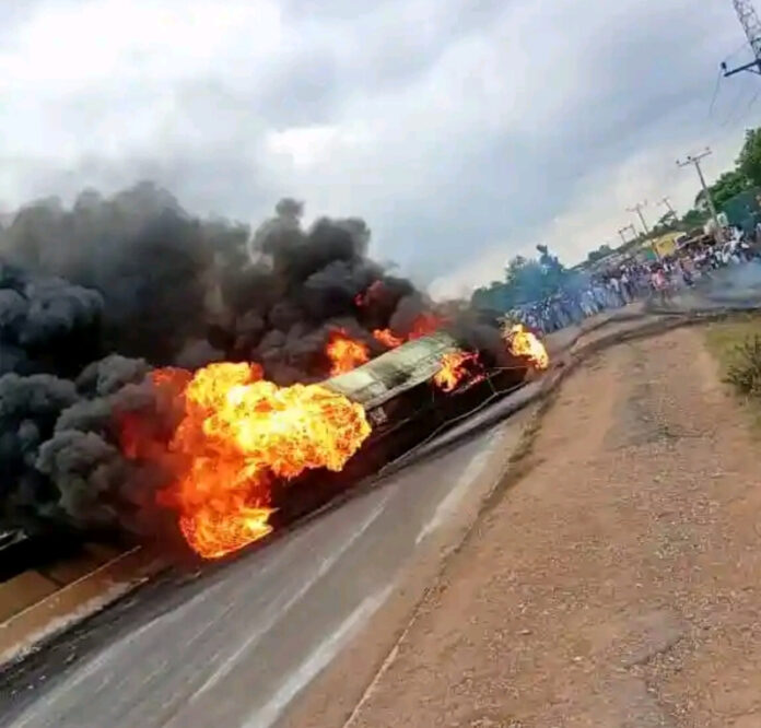 Petrol tanker explodes in Ibadan