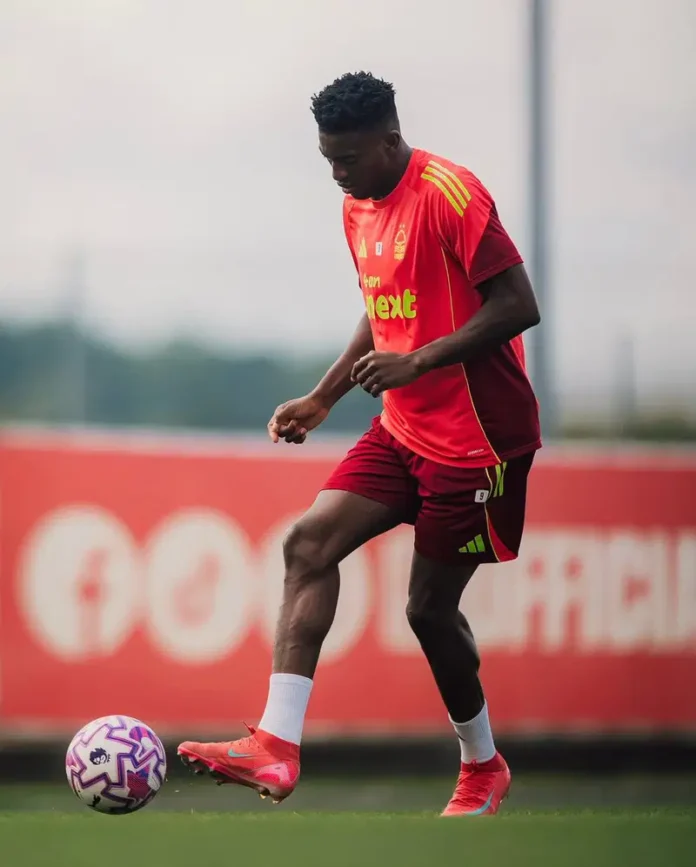 Taiwo Awoniyi returns to full training after surgery