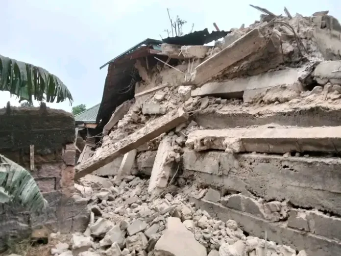 Police arrest site engineer over collapsed building