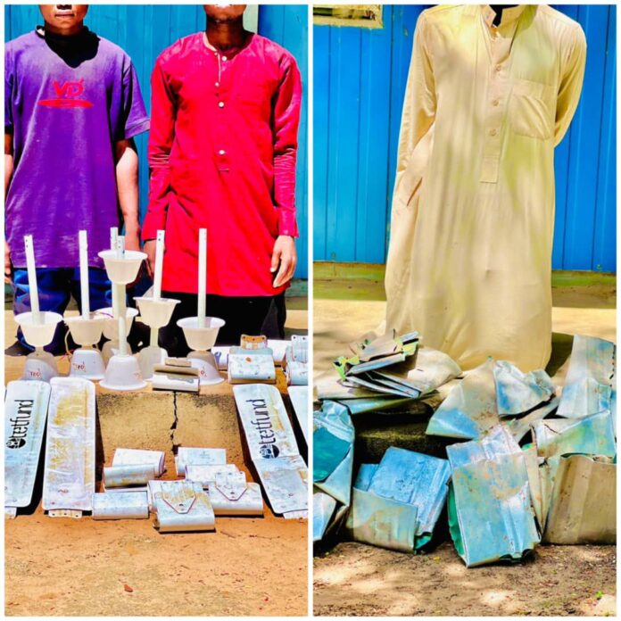 NSCDC operatives arrest two suspected vandals in Jigawa state polytechnic