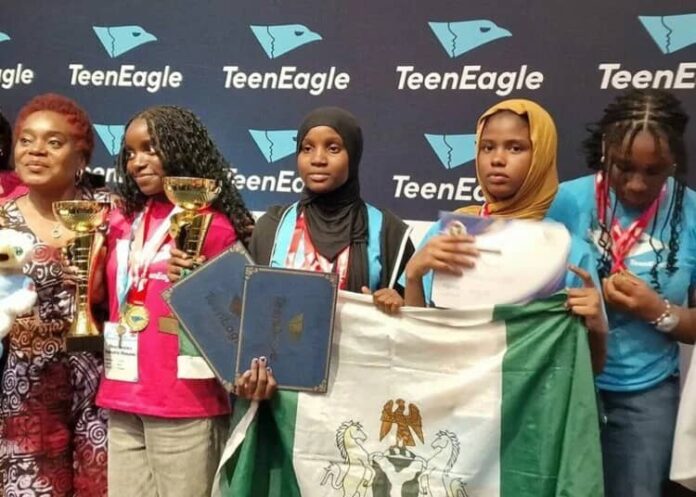 Yobe Students Shine: Tinubu praises Nafisa, Rukayya, Hadiza for exceptional performance in global competition