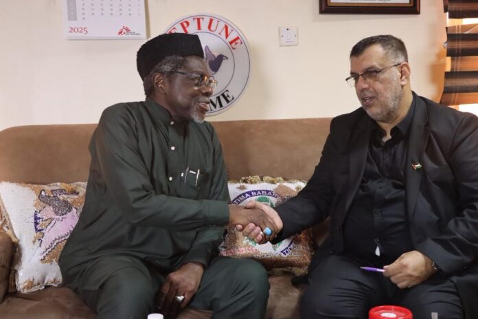 Head of Palestinian Community in Nigeria visits Neptune Prime, calls for end to Gaza genocide