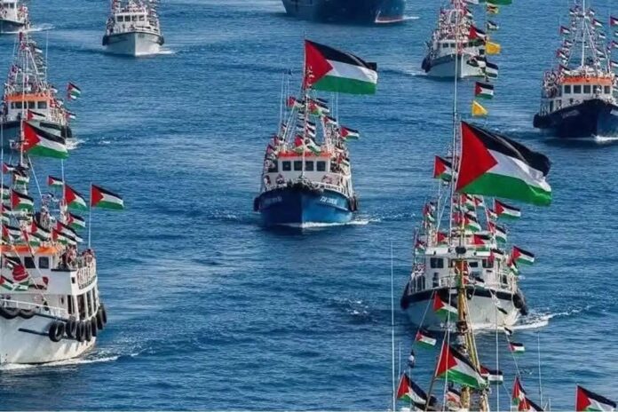 Italy, Spain dispatch warships in defence of Gaza aid flotilla