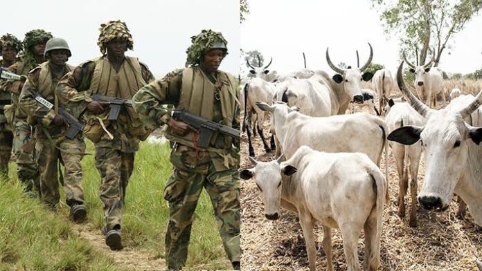 Army storms terror hideout, recovers 158 cattle, forces ISWAP surrender The Nigerian military has intensified its clampdown on terrorists and criminal groups, recovering 158 cattle and recording the surrender of a terrorist’s family member in a series of coordinated operations across Borno, Zamfara, Kebbi, Sokoto, and Plateau States. In Borno State, troops of the 192 Battalion, Gwoza, on Tuesday, September 2, 2025, secured the surrender of an adult female family member of the Islamic State’s West Africa Province (ISWAP)/Jama’atu Ahlis Sunna Lidda’awati wal-Jihad (JAS). She reportedly fled from Chikide Village with only ₦4,500 before turning herself in. She has since been handed over to military intelligence officers for profiling. In Zamfara State, troops of 1 Brigade at the Forward Operating Base (FOB), Danmarke, intercepted rustlers who had raided Kyairu Village. The criminals fled, abandoning dozens of cattle which were later recovered and handed to local authorities.Similarly, in Kebbi State, troops of 1 Battalion (Rear), Augie, working with a joint security team, repelled armed terrorists who attacked Gulma Village in Argungu Local Government Area. Thirty cattle were recovered and returned to their rightful owners through traditional leaders. In Sokoto State, clearance operations in the Sauna/Goboro Forest, Tangaza Local Government Area, forced terrorists to abandon 68 cattle, which were recovered and handed to community leaders for safe keeping. The operations also extended to Plateau State, where troops of Sector 6, Operation ENDURING PEACE (OPEP), intervened following reports of farmland destruction. Twenty-one cattle were intercepted grazing unattended in Jos South, while another 39 were seized in Riyom Local Government Area. after being found destroying crops. The livestock were secured pending further action. Army spokesperson, Lt. Col. Appolona Anele, reaffirmed the military’s commitment to sustaining its momentum, denying terrorists and criminals freedom of action, and consolidating peace and security nationwide.